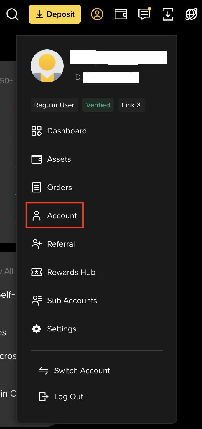 Binance — open API Management